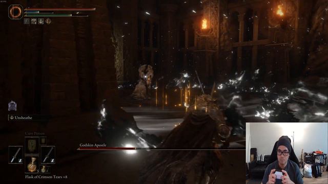 Elden Ring- Godskin apostle mini boss fight смотреть онлайн