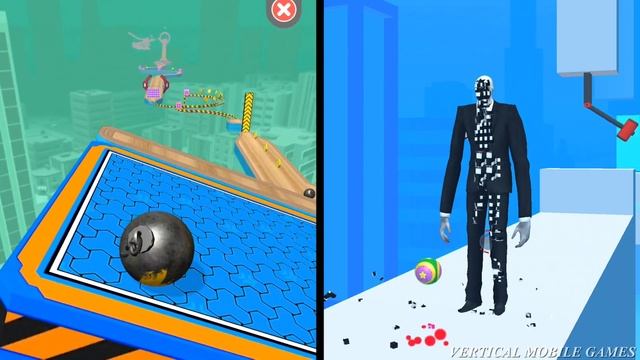 Going Balls vs Smashing Ball 3D - Break Blocks Escape Run Fun Games смотреть онлайн
