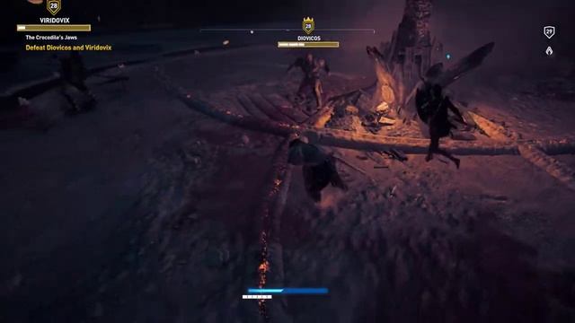 Assassin's Creed Origins - The Crocodile Jaws - Gallic brothers смотреть онлайн