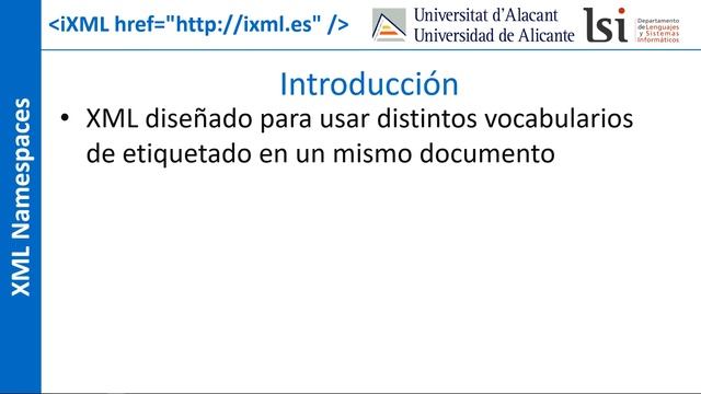 XML Namespaces: Introducción смотреть онлайн