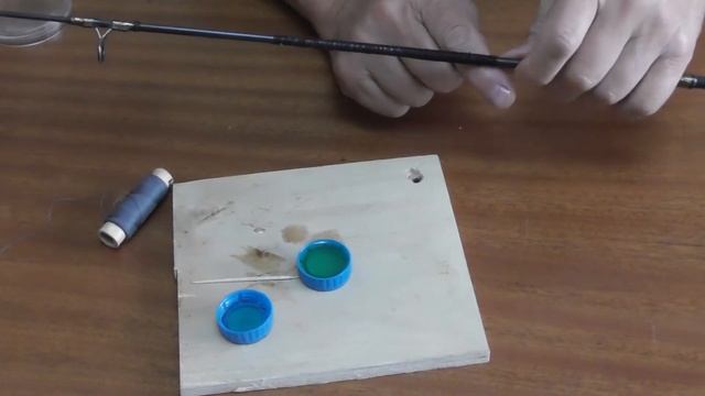 Ремонт колена удилища своими руками.