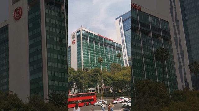 Достопримечательности Мехико | Проспект Реформа | Фонтан на проспекте смотреть онлайн