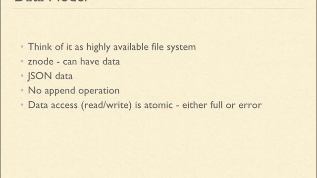 4.6. Apache Zookeeper | Data Model смотреть онлайн