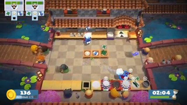Overcooked 2 учимся готовить сашими и суши!!! смотреть онлайн