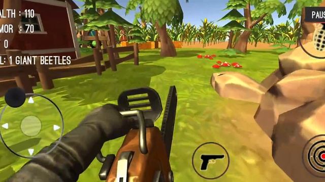 Monster Hunting City Shooting #8 Android/iOS Gameplay - DESTROYING GIANT BEETLES WITH MY CHAINSAW смотреть онлайн