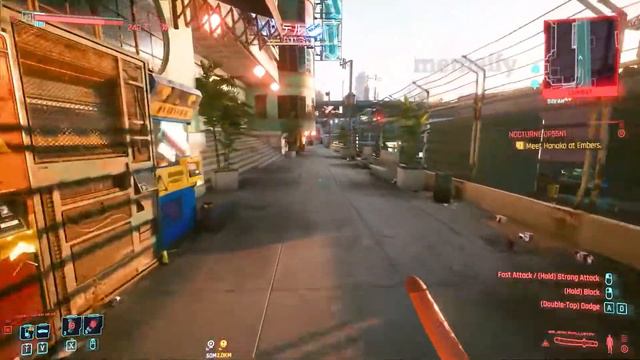 Cock as a weapon in Cyberpunk 2077 смотреть онлайн