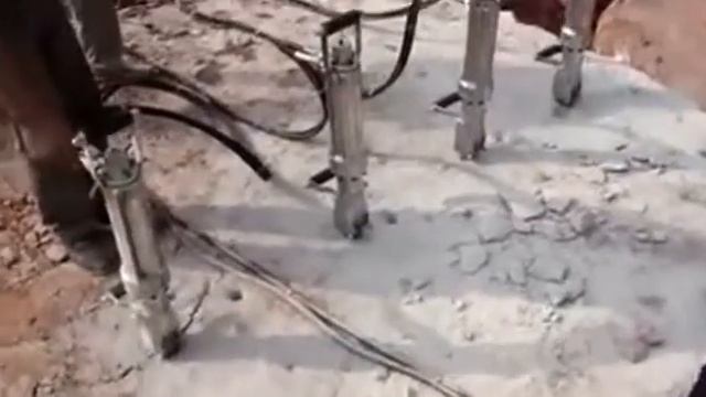ВЛАСТЬ НАД БЕТОНОМ! РАЗРУШАЙ С ГИДРАВЛИЧЕСКИМ КЛИНОМ OUKAI ПО ТЕХНОЛОГИИ DARDA