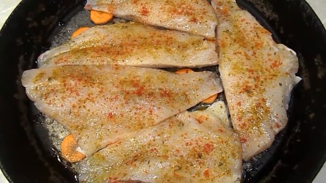 МОРСКОЙ ОКУНЬ В ДУХОВКЕ. САМЫЙ ВКУСНЫЙ И ПРОСТОЙ РЕЦЕПТ. смотреть онлайн