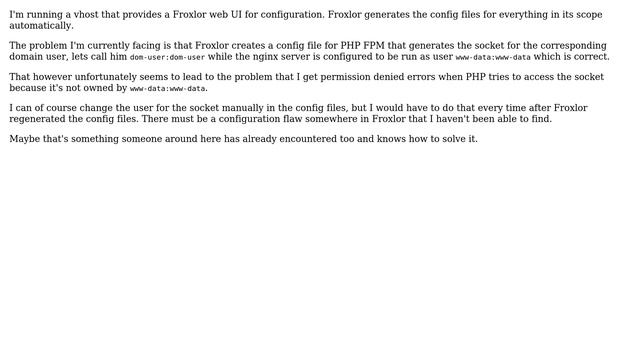 DevOps & SysAdmins: Server with Froxlor UI; Permission error with PHP FPM and nginx смотреть онлайн