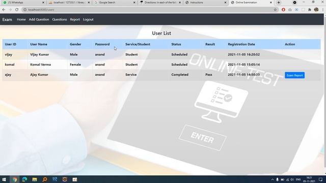Online Examination in Spring boot смотреть онлайн