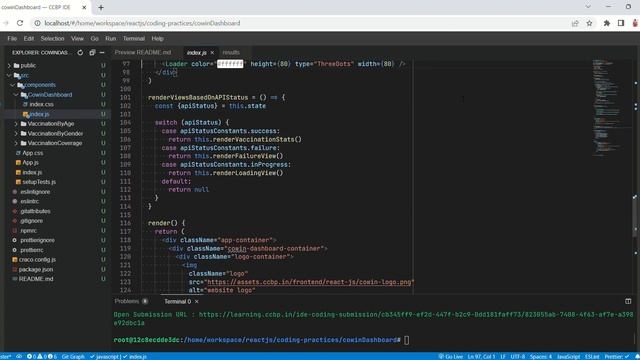 React JS | Coding Practice 37 | CO-WIN Dashboard - CCBP | React JS Projects смотреть онлайн