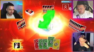 😨САМАЯ НЕОЖИДАННАЯ ИГРА в УНО (Градус, Райм, Юни)