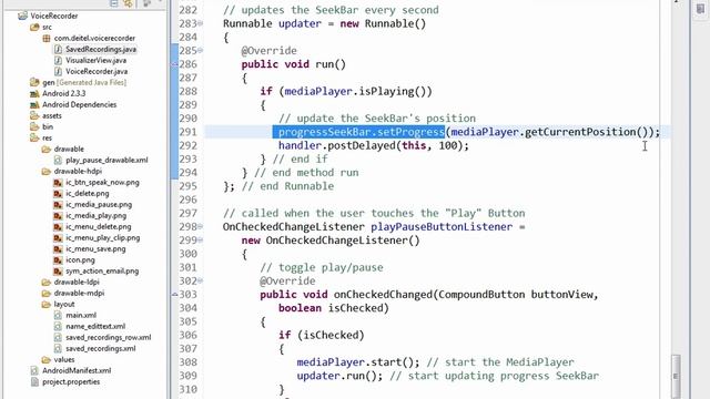 Lesson16 26 SavedRecordings java Runnable updater changes the смотреть онлайн