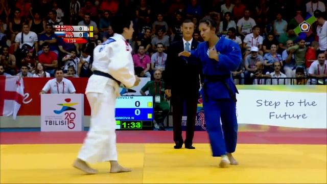 Mzia Beboshvili Vs Nasiba Ibragimova European Youth Olympic Festival Tbilisi 2015
