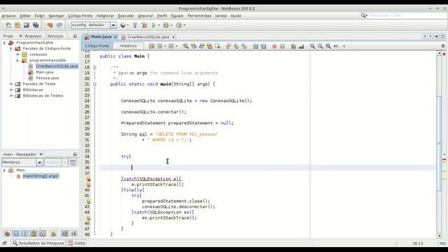 Tutorial Java SQLite #7 Delete - Deletando registros do banco de dados смотреть онлайн