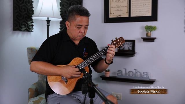 Herb Ohta Jr and Custom Koa Works Tenor Ukulele UKULELE FRIEND: Live Performance смотреть онлайн