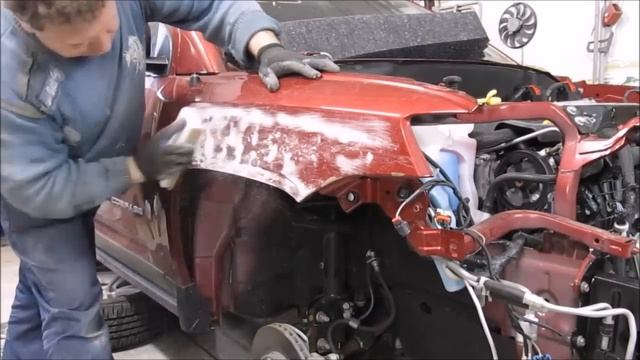 Jeep Compass. Body repair. Ремонт кузова. смотреть онлайн