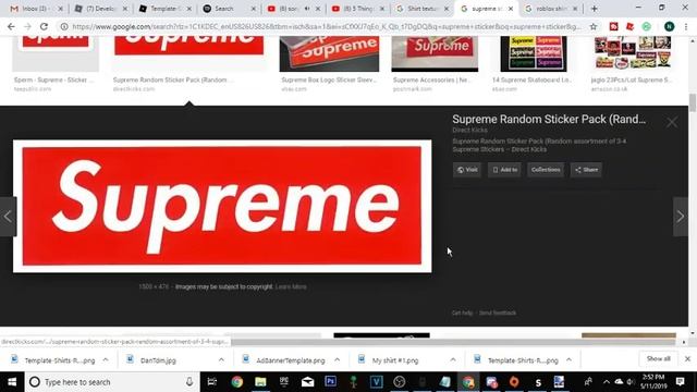 How to make a Supreme Shirt on Roblox! смотреть онлайн