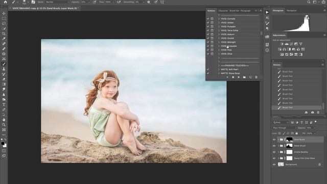 Innocence Collection Workflow 1 Photoshop Actions Edit смотреть онлайн