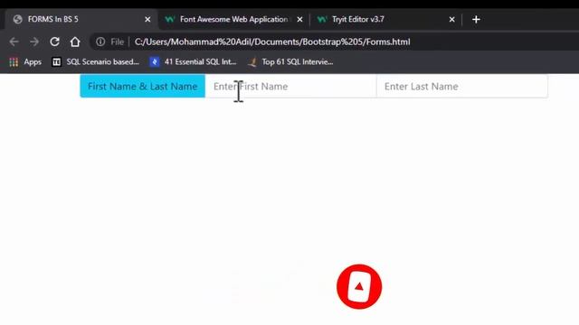 27 | Bootstrap 5 Input Groups | Input Group Icons | Input Group With DropDown | BS 5 (Hindi/Urdu) смотреть онлайн