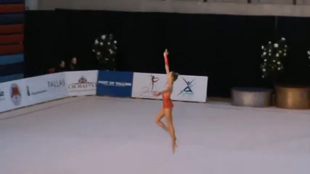 Erika Terras- Hoop(junior) Estonia Championships 2011 (all around 23.04.11) смотреть онлайн