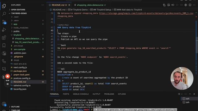 How to query 50 million rows in 0.5s with Tinybird and Next.js! ?? смотреть онлайн