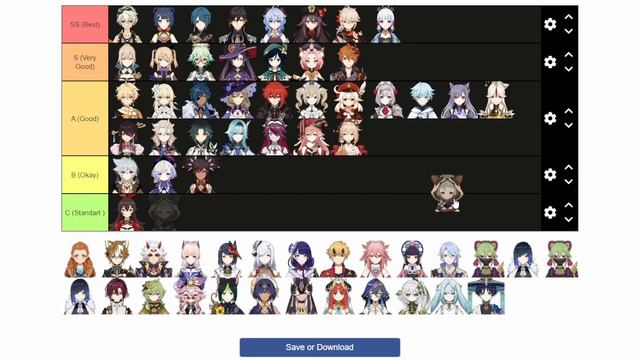 I made Genshin Impact Wisest Tier list up to 3.3 and Regret Immediately смотреть онлайн