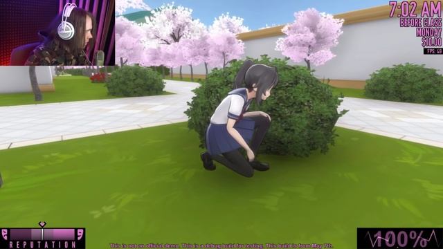ПОПАЛСЯ ! : Yandere Simulator смотреть онлайн