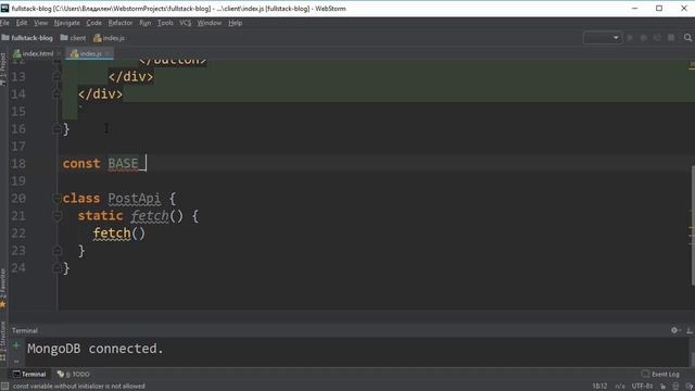 Full-Stack. JavaScript блог. Урок №4. Создание клиента. Вывод постов.(Владилен Минин-Webformyself) смотреть онлайн