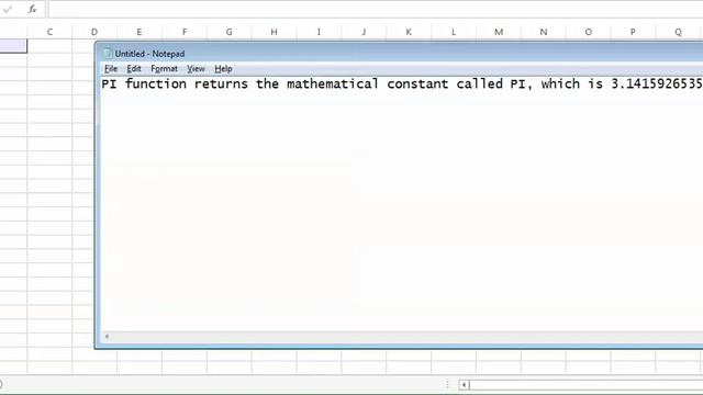 Excel PI Function - How to use PI Function смотреть онлайн