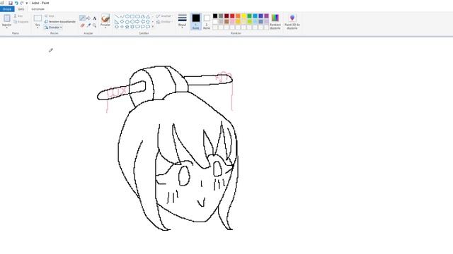 How to erase lines without eraser tool (MS PAINT) смотреть онлайн