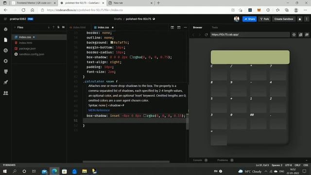 How to make a calculator with html and css on code sandbox смотреть онлайн