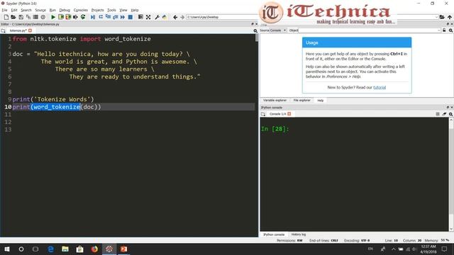 8. Tokenization Python Program using NLP смотреть онлайн