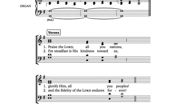 Psalm 117 • You will be My wittnesses (Confirmation Psalm) смотреть онлайн
