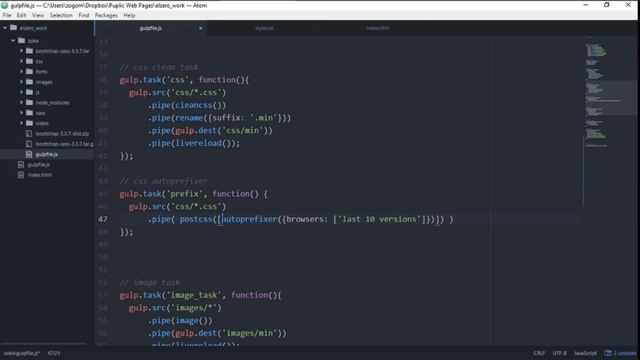[ Gulp Arabic Tutorial 09 ] Get Started with Gulp Plugins | 05 CSS Auto Prefix смотреть онлайн