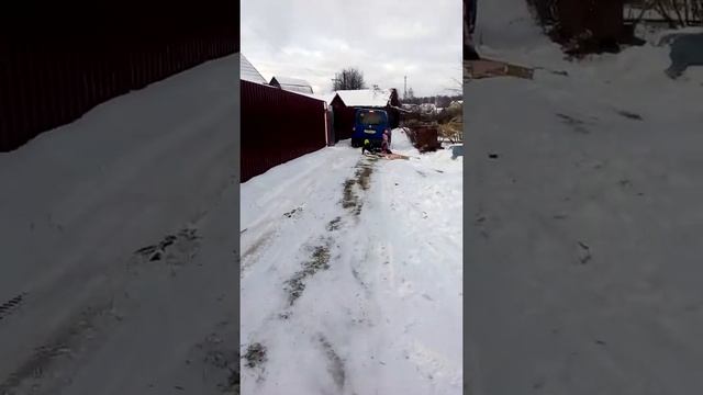 Чистим дорогу на даче смотреть онлайн