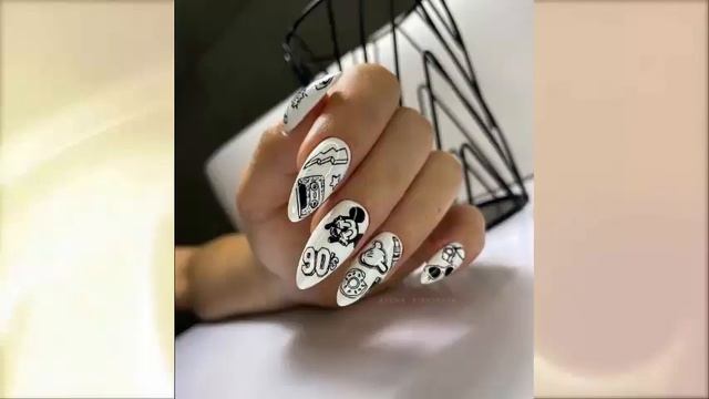 МАНИКЮР С БЕЛЫМ ЦВЕТОМ | ИДЕИ МАНИКЮРА смотреть онлайн