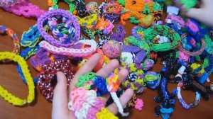 Как плести из резинок игрушки фигурки браслеты КОЛЛЕКЦИЯ ПОДЕЛОК ИЗ РЕЗИНОК Поделки с детьми!