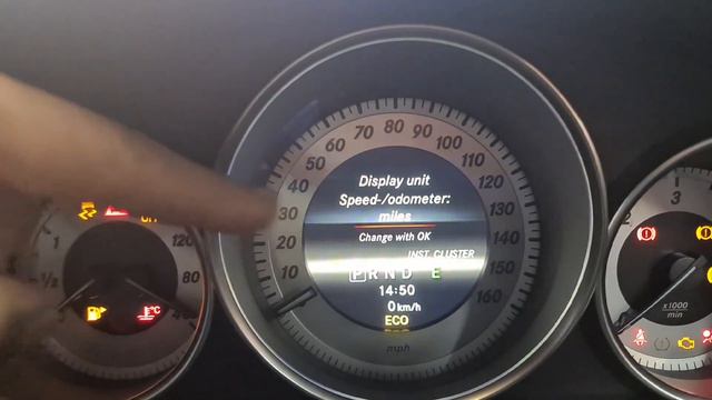 how to change miles to km and language on Mercedes C Class w204 #mercedesclub смотреть онлайн