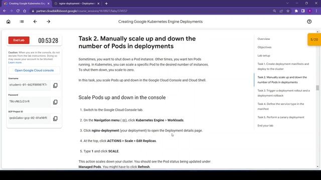 Creating Google Kubernetes Engine Deployments Qwiklab смотреть онлайн