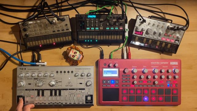 TRANCE SESSION / Electribe 2 Sampler, Volca Bass, Keys, Fm2, TD-3