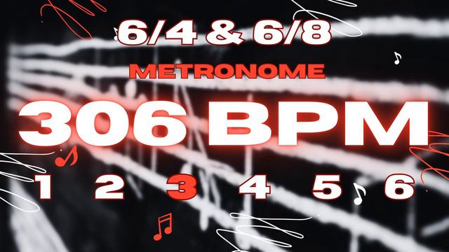 306 BPM - 6/4 & 6/8 Metronome смотреть онлайн