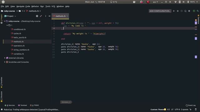 10 Ruby - методы, часть 3 смотреть онлайн
