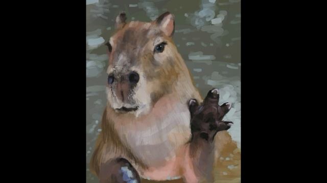 Рисуем капибару а Procreate смотреть онлайн