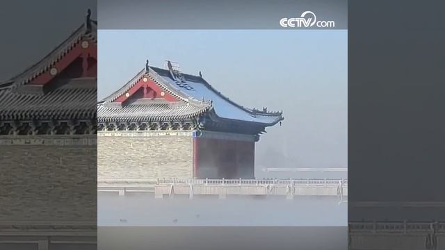 Прекрасные зимние пейзажи реки Сангань в городе Шочжоу провинции Шаньси смотреть онлайн