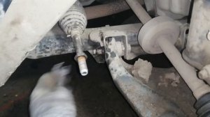 Рено Сандеро - Замена рулевых наконечников / replacement steering tips Renault