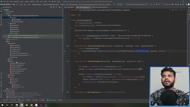 wallpaper app admin panel Firebase wallpaper app android studio Kotlin in Free Hindi смотреть онлайн