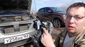 Как снять фару в Ларгус или ФИНАЛ по КАСКО