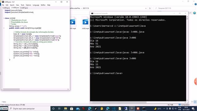 Java - Jv006 - SimpleDateFormat - Campos da data смотреть онлайн