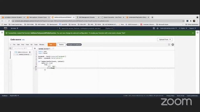AWS: Add more items to a DynamoDB Table from a Lambda Function смотреть онлайн